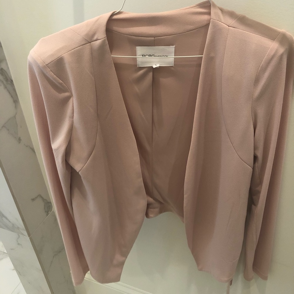 Bcbg pink jacket